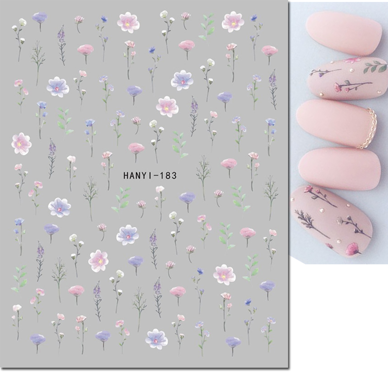 3d Nail Art Stickers Summer Li - Tissue Culture Plant recension och pris