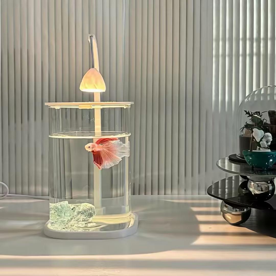 360° Panoramic Clear Desktop F - Planted Aquarium Betta recension och pris