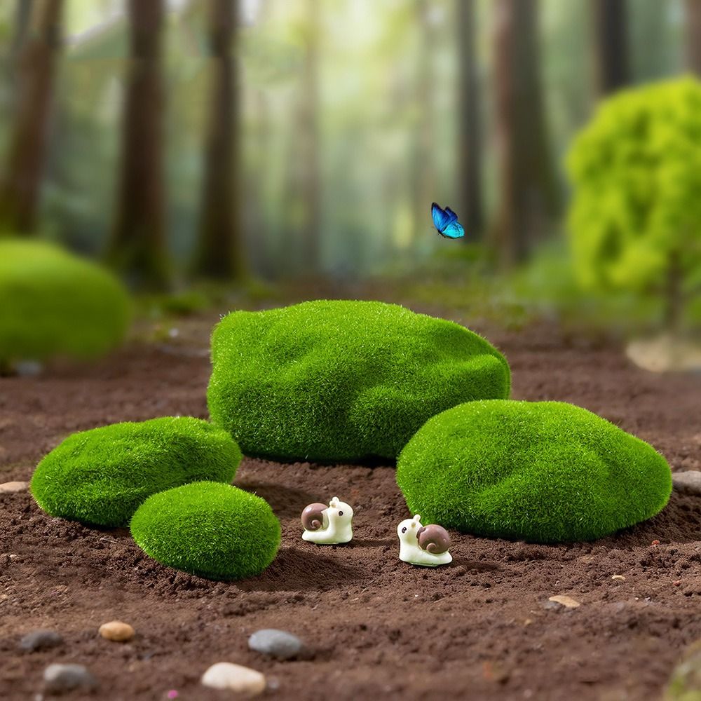 2/4/6/10PCS Green Artificial M - Planted Aquarium Moss recension och pris
