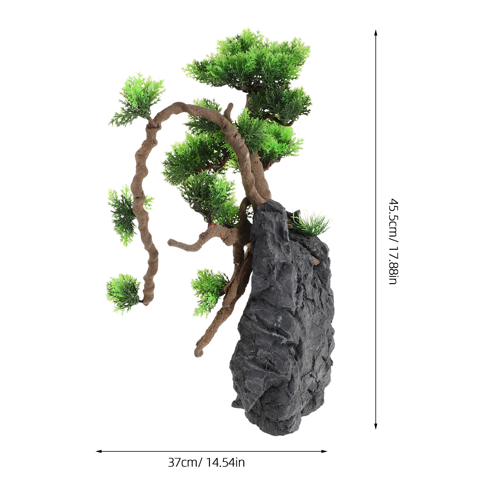 Artificial Aquarium Tree Decor - Planted Aquarium For Goldfish recension och pris