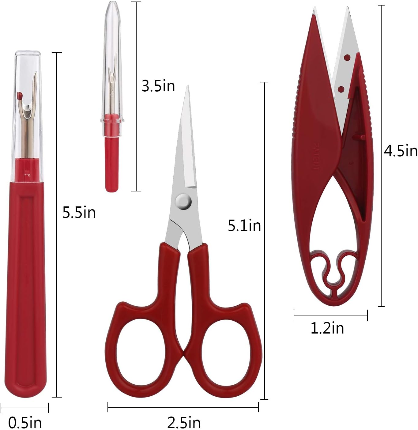 1Set Sewing Seam Ripper Tool H - Trimming Scissor Set recension och pris