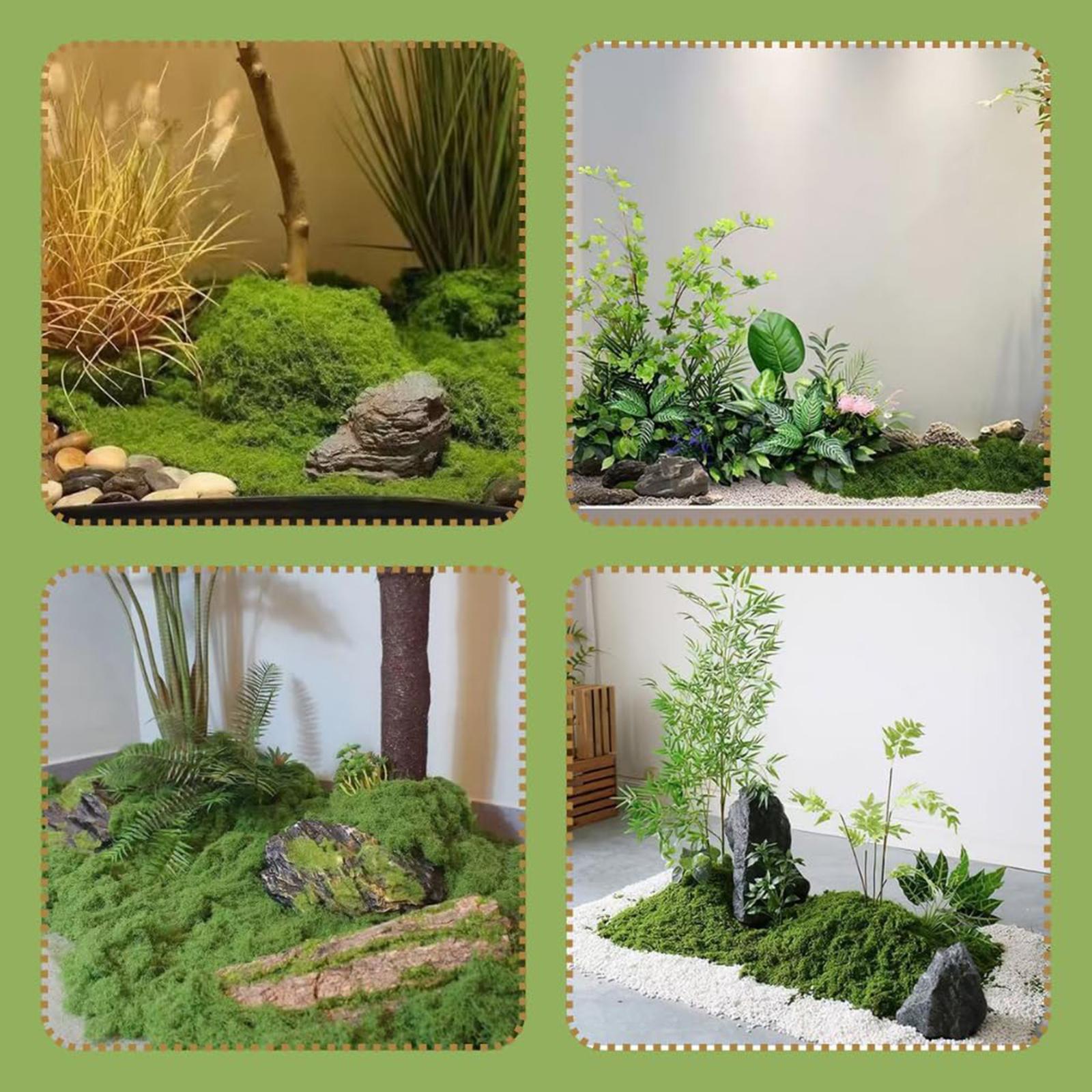 Artificial Green Plants Outdoo - Planted Aquarium Moss recension och pris