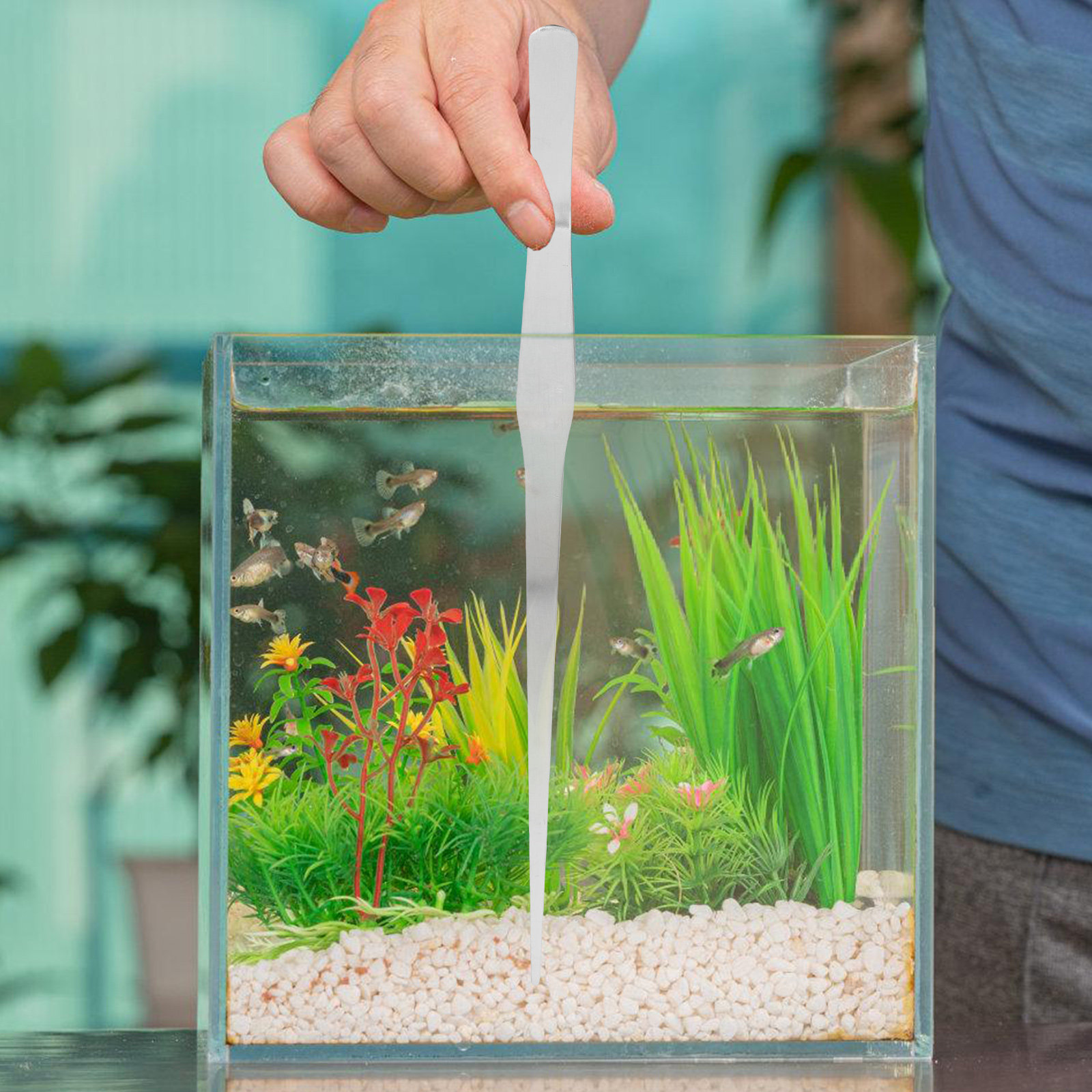 Water Plant Tweezer Stainless  - Aquarium Plant Gravel recension och pris