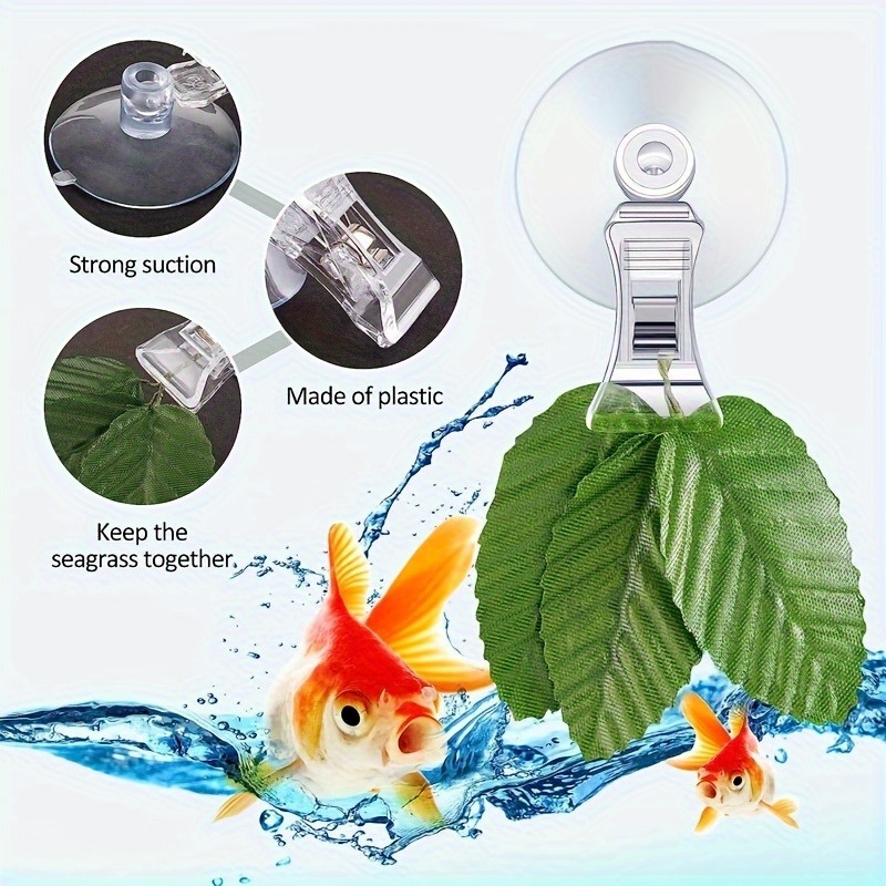 8pcs Fish Seaweed Clip Plant S - Planted Aquarium Equipment recension och pris