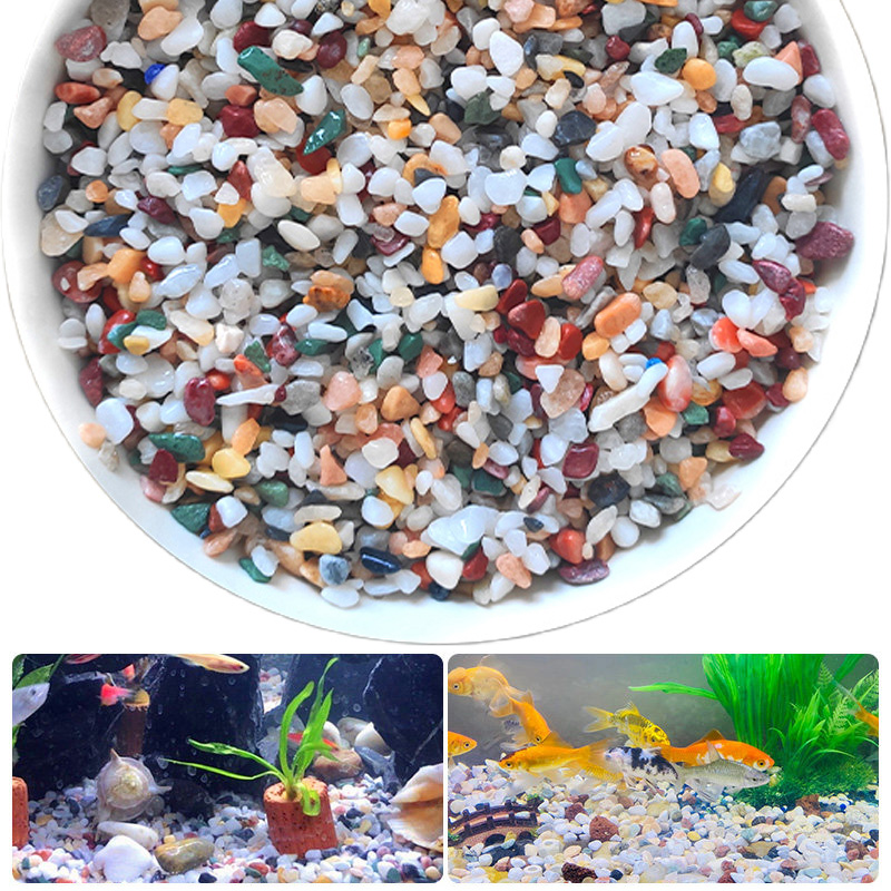 Natural Gravel Stone 200~1000g - Aquarium Plant Gravel recension och pris