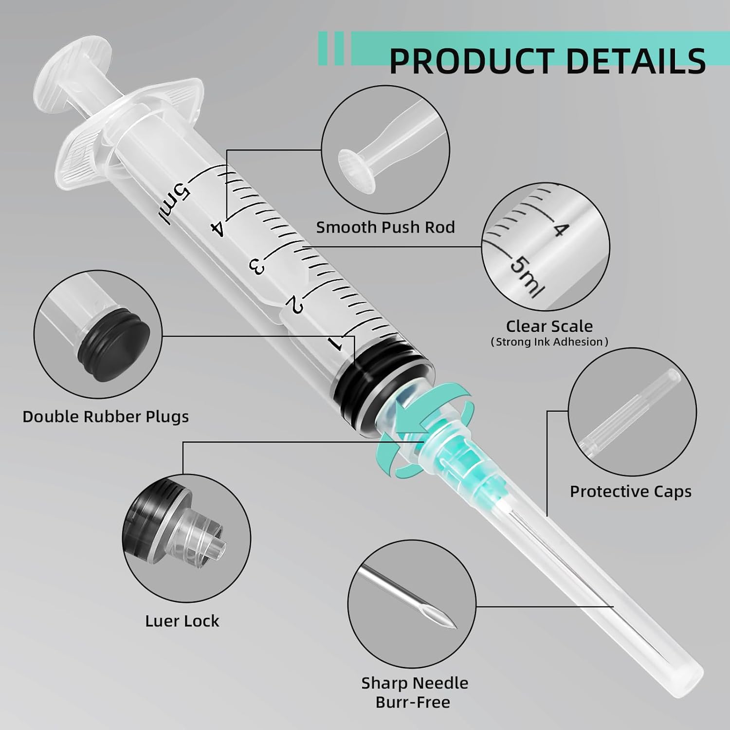 5ml Luer Lock Syringe, Suitabl - Planted Aquarium Equipment recension och pris
