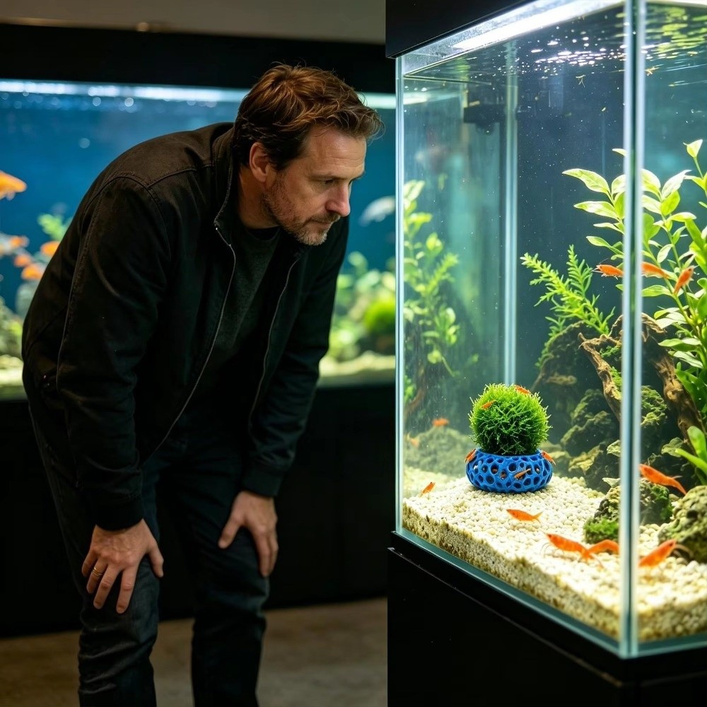 3D Printed Fish Shrimp Hiding  - Planted Aquarium Moss recension och pris