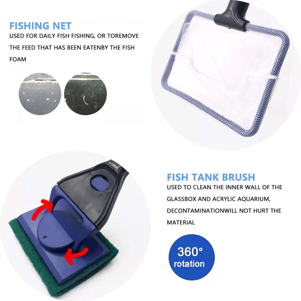 5in1 Aquarium Cleaning Tool Pl - Aquarium Plant Gravel recension och pris
