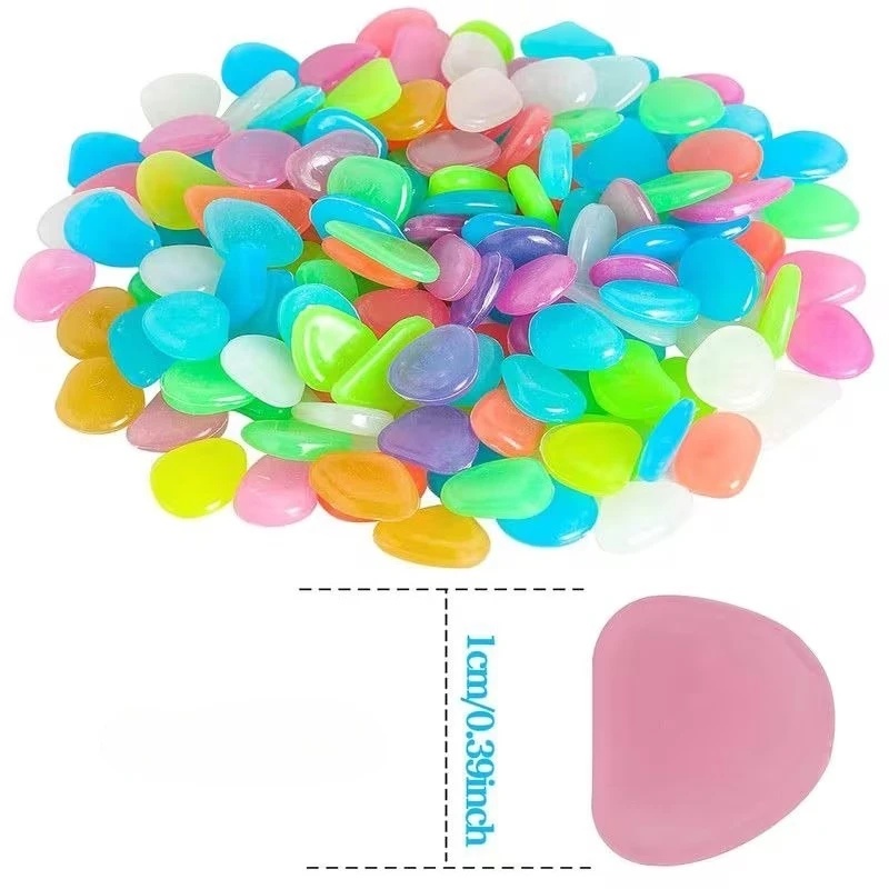 50-200pcs Glow in The Dark Peb - Planted Aquarium Equipment recension och pris
