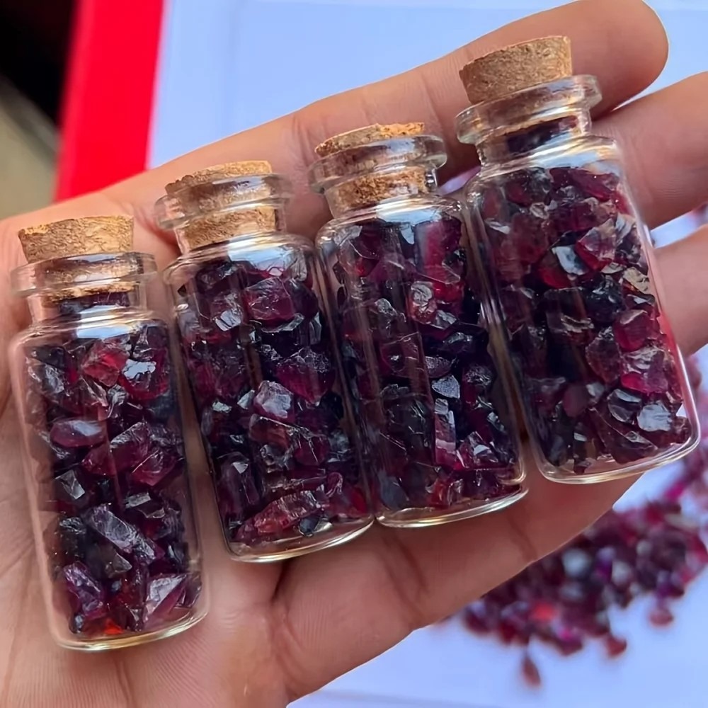 Natural Raw Garnet Gemstone Ch - Aquarium Plant Gravel recension och pris