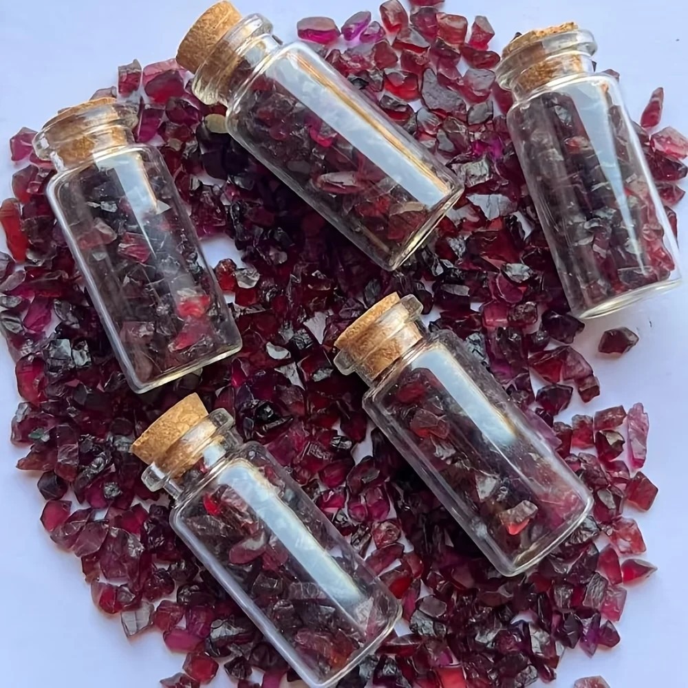 Natural Raw Garnet Gemstone Ch - Aquarium Plant Gravel recension och pris