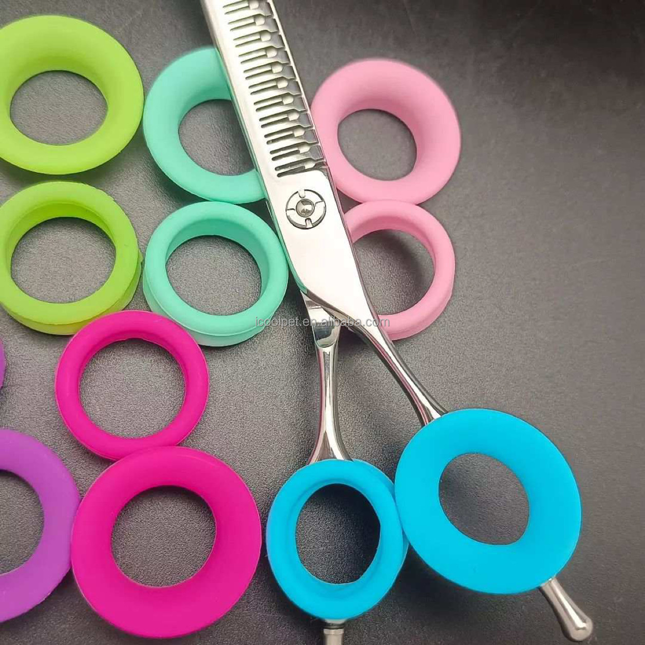 16 Pis Softer Glitter Hair Pet - Trimming Scissor Set recension och pris