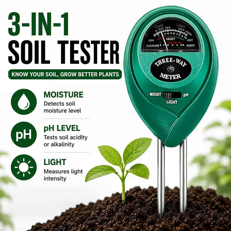 3-in-1 Soil Tester (Moisture,  - Tissue Culture Plant recension och pris