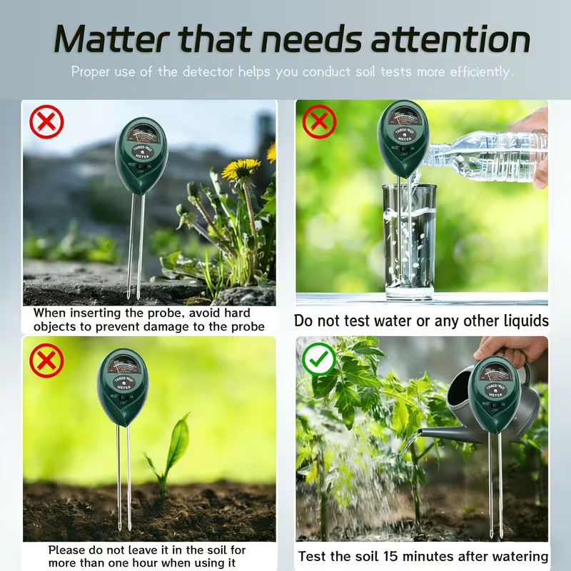 3-in-1 Soil Tester (Moisture,  - Tissue Culture Plant recension och pris
