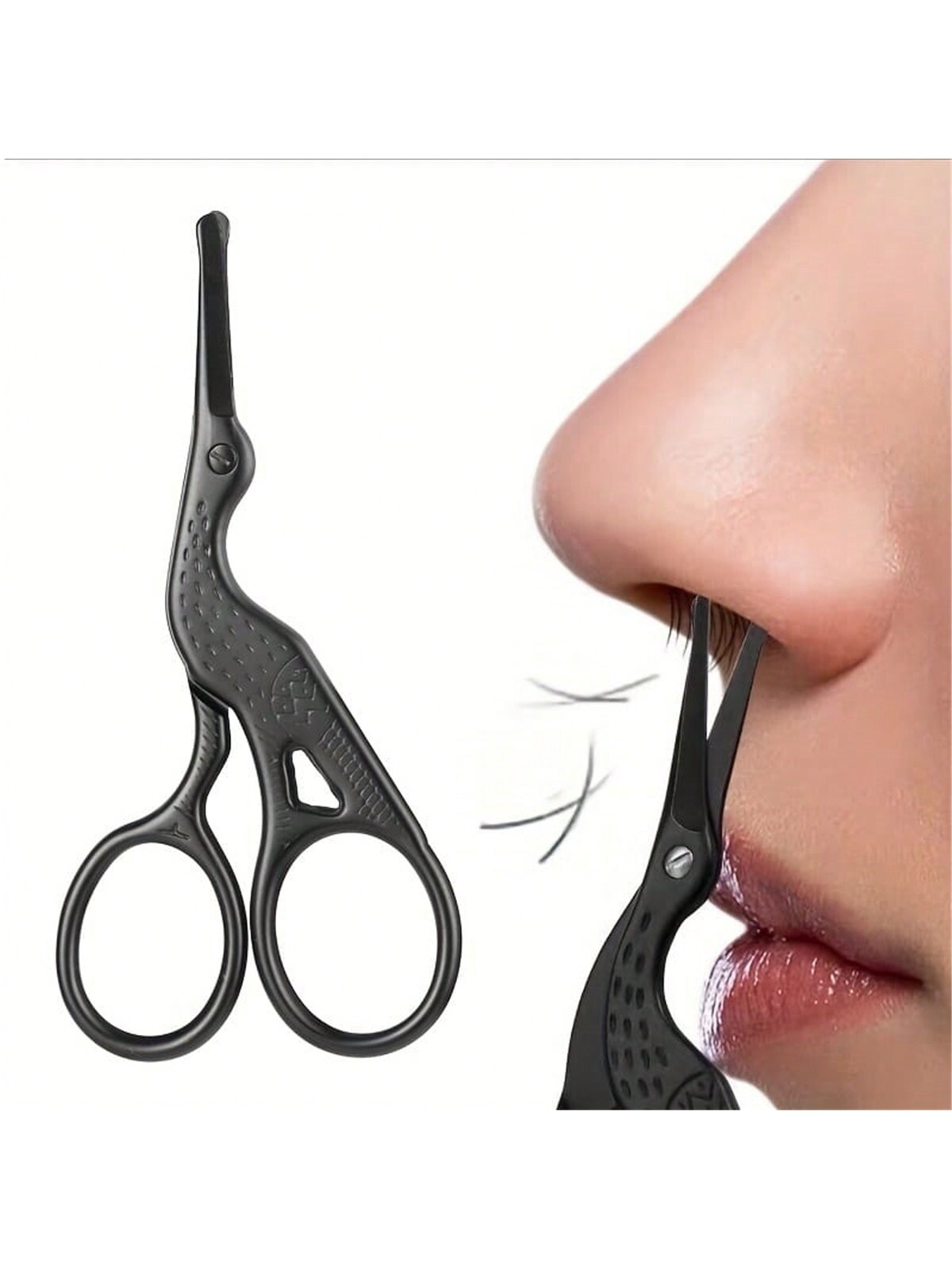 Nose Hair Scissors, Stainless  - Trimming Scissor Set recension och pris