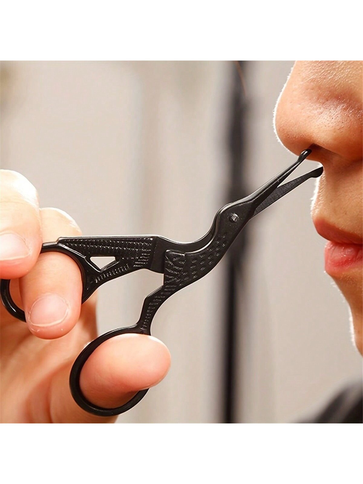 Nose Hair Scissors, Stainless  - Trimming Scissor Set recension och pris